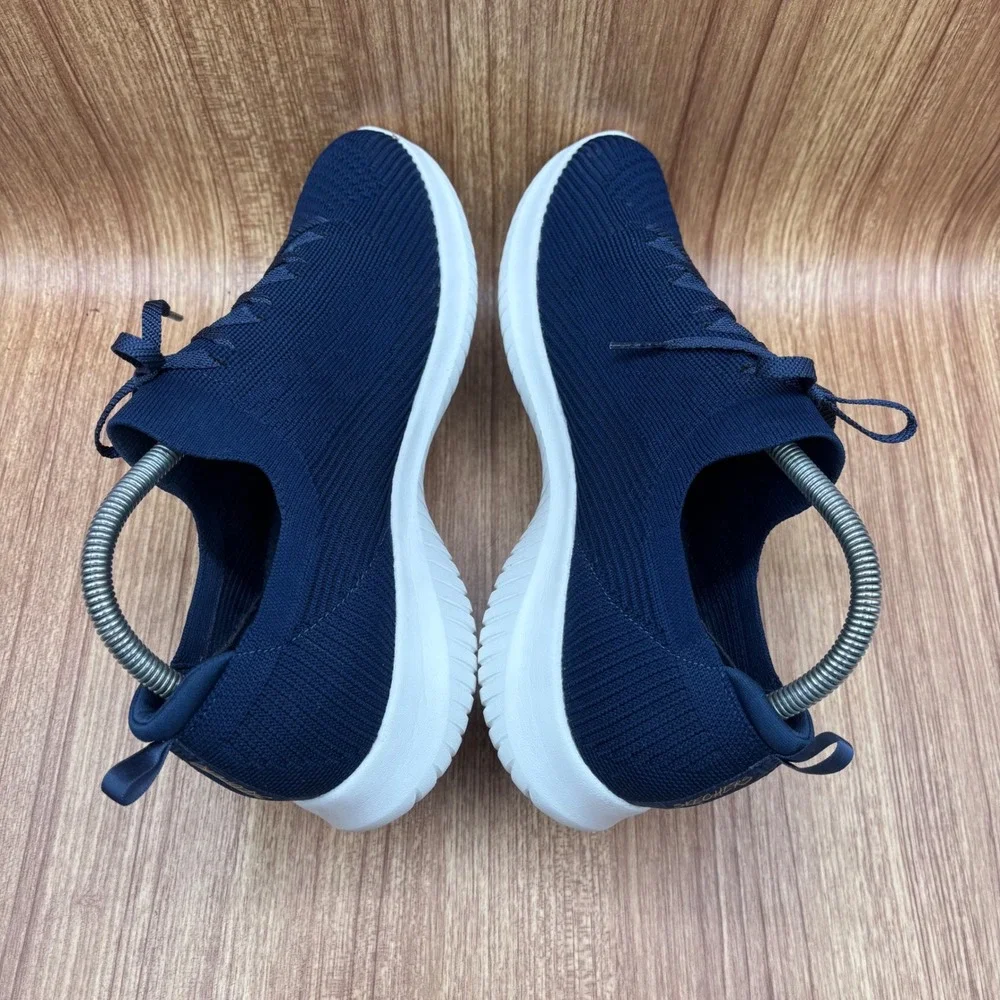 Skechers Ultra Flex 2.0 Sneakers Women 9.5 Navy Blue Excellent Slip On 149159